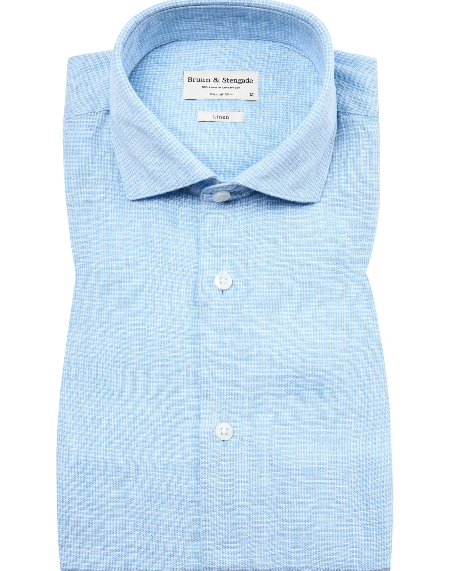 BS Madrid Casual Slim Fit Skjorta - Light Blue