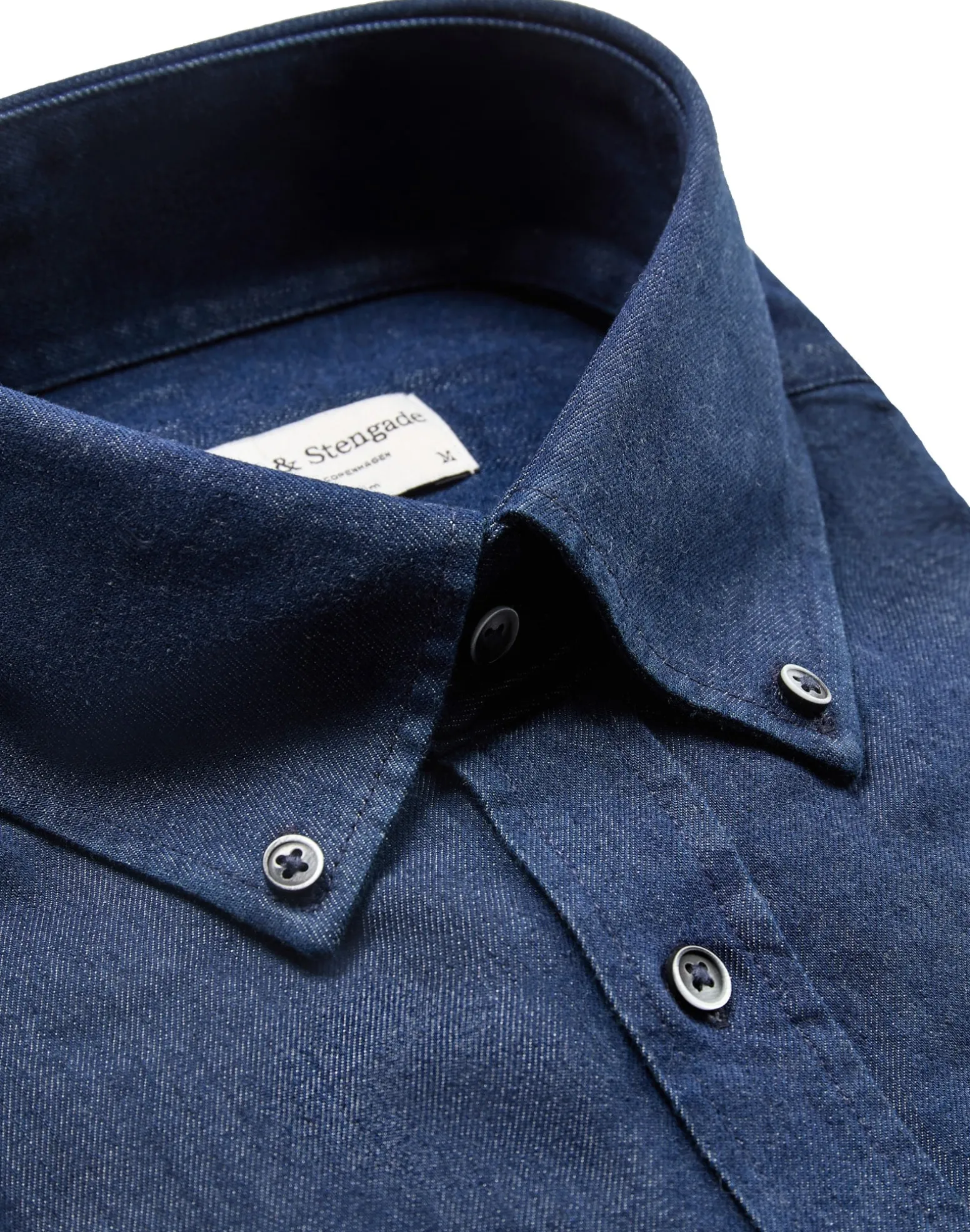 BS Middlecoff Casual Slim Fit Skjorta - Indigo