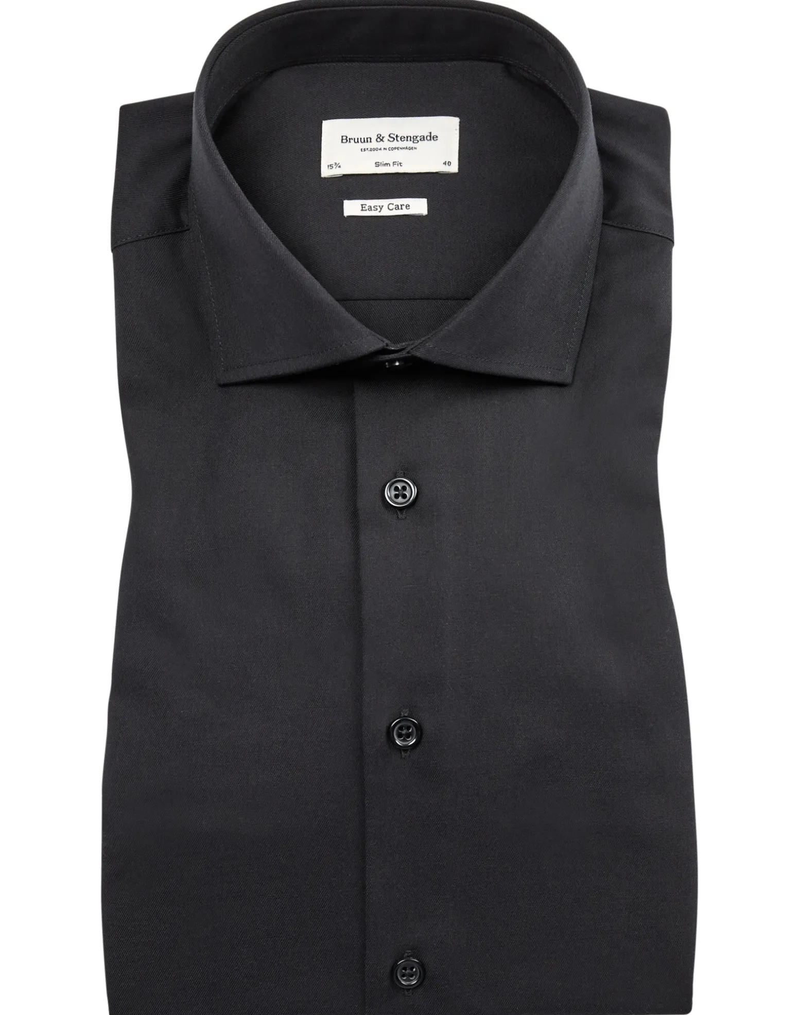 BS Miles Slim Fit Skjorta - Black