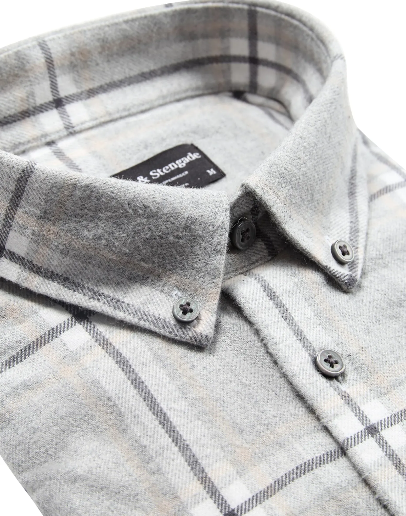 BS Norman Casual Modern Fit Skjorta - Light Grey