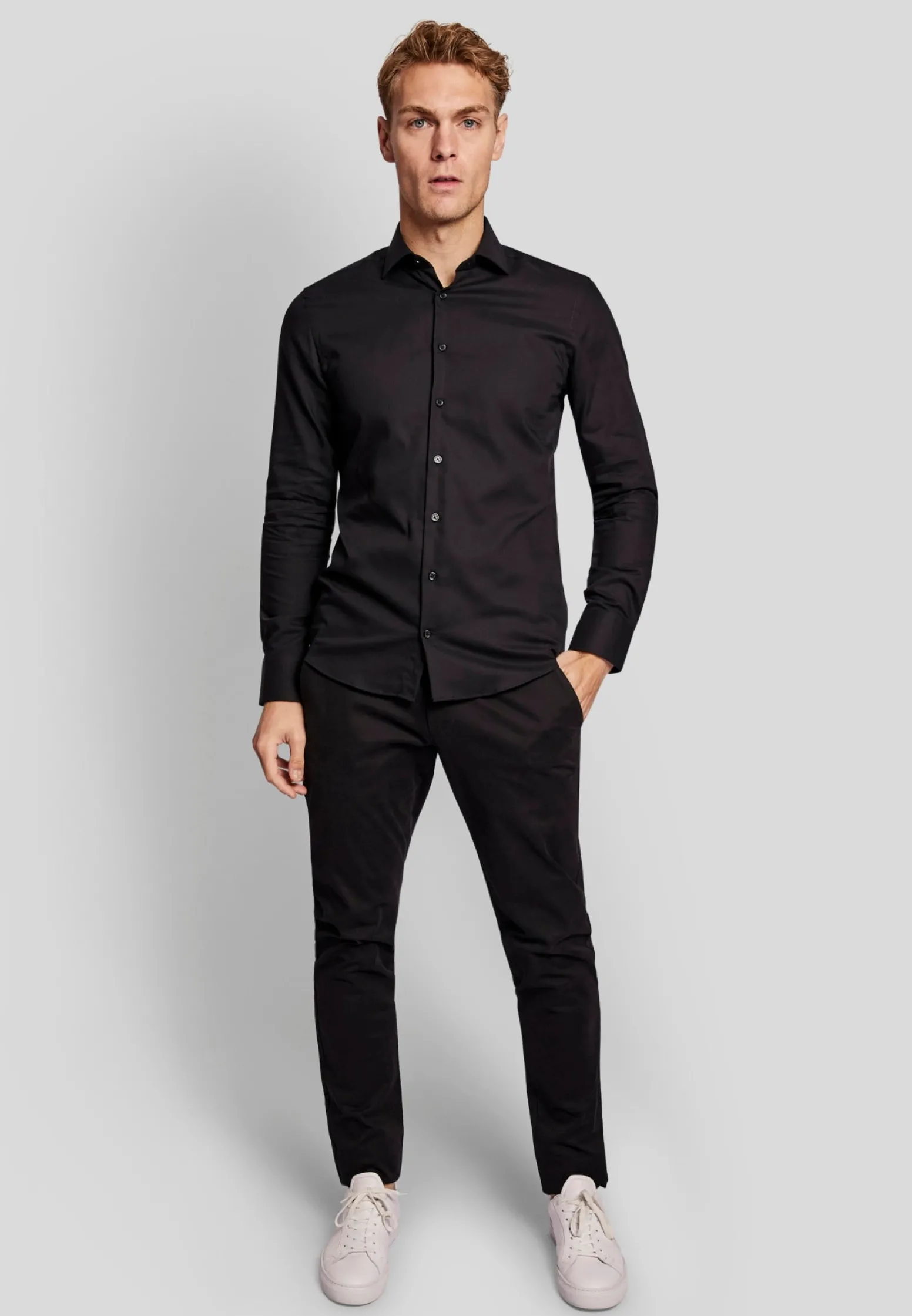 bs_pavarotti_super_slim_f_2.webp BS Pavarotti Super Slim Fit Skjorta - Black