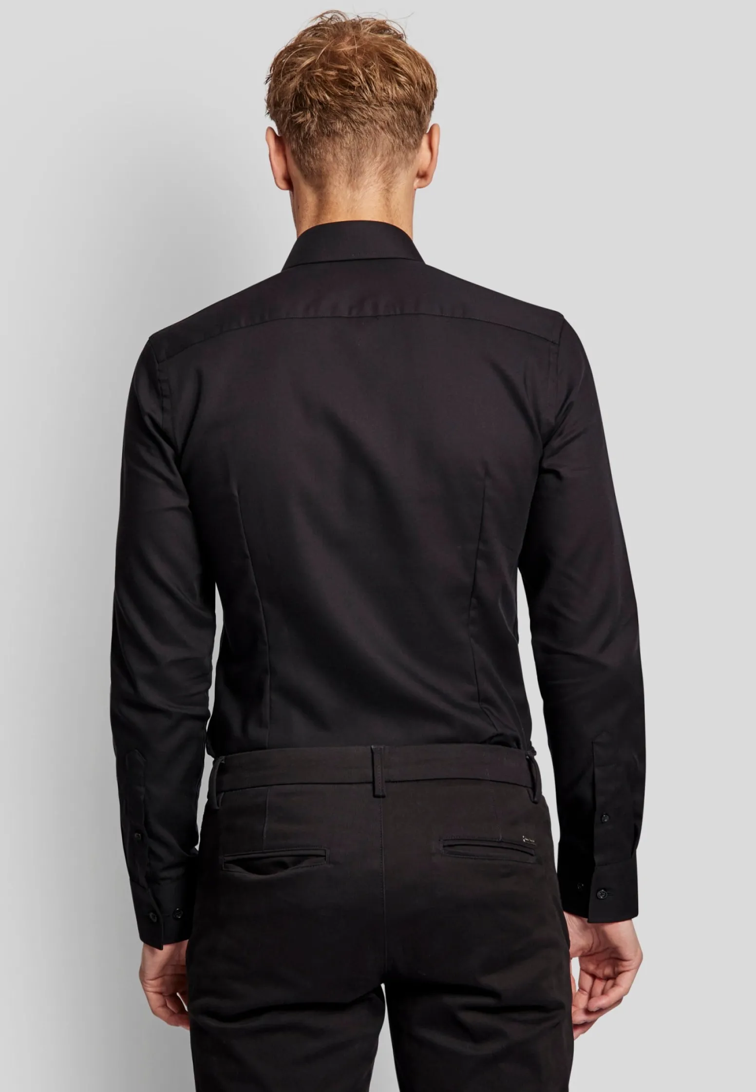 bs_pavarotti_super_slim_f_4.webp BS Pavarotti Super Slim Fit Skjorta - Black
