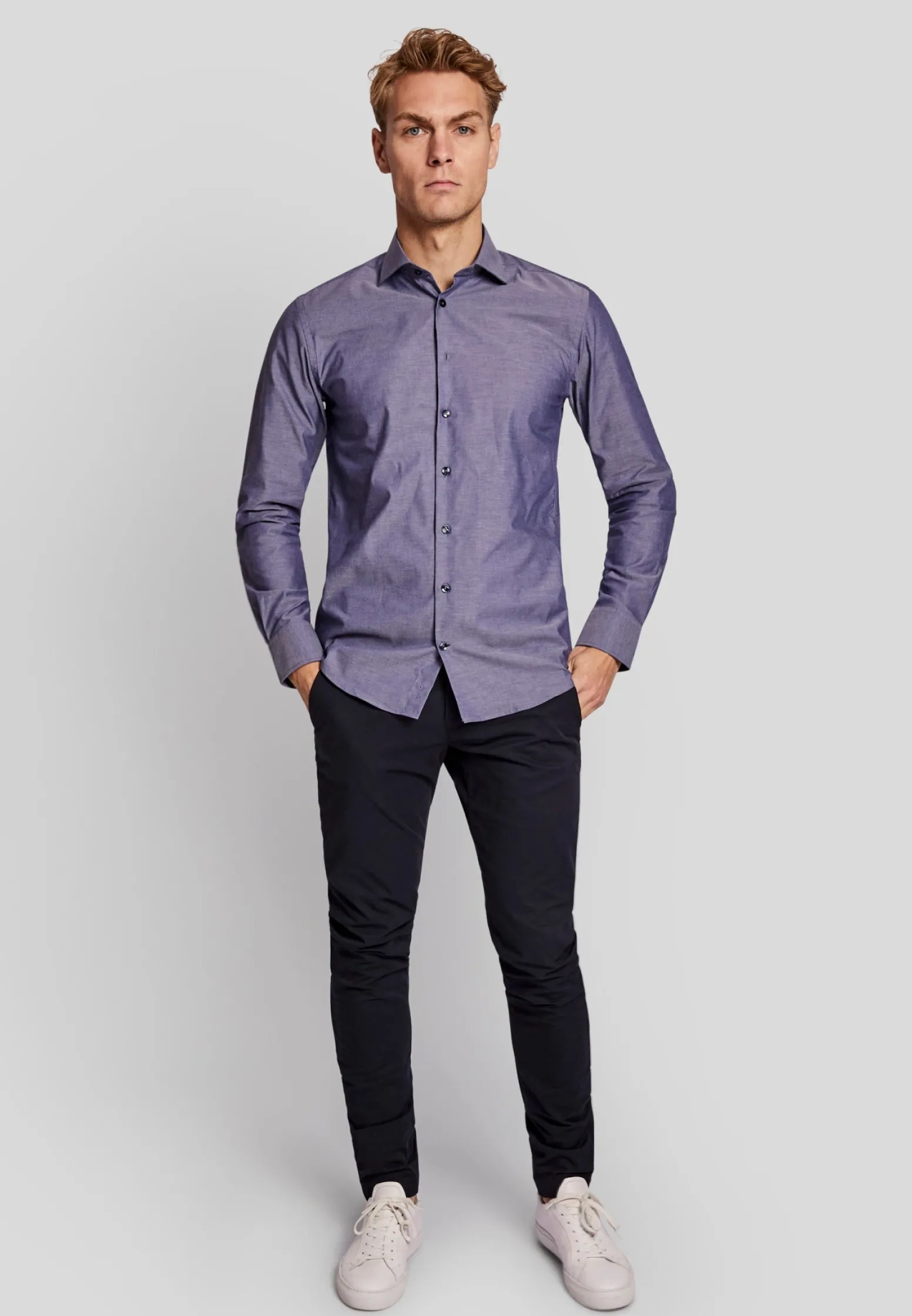 bs_pepin_modern_fit_skjor_2.webp BS Pepin modern fit Skjorta - Blue