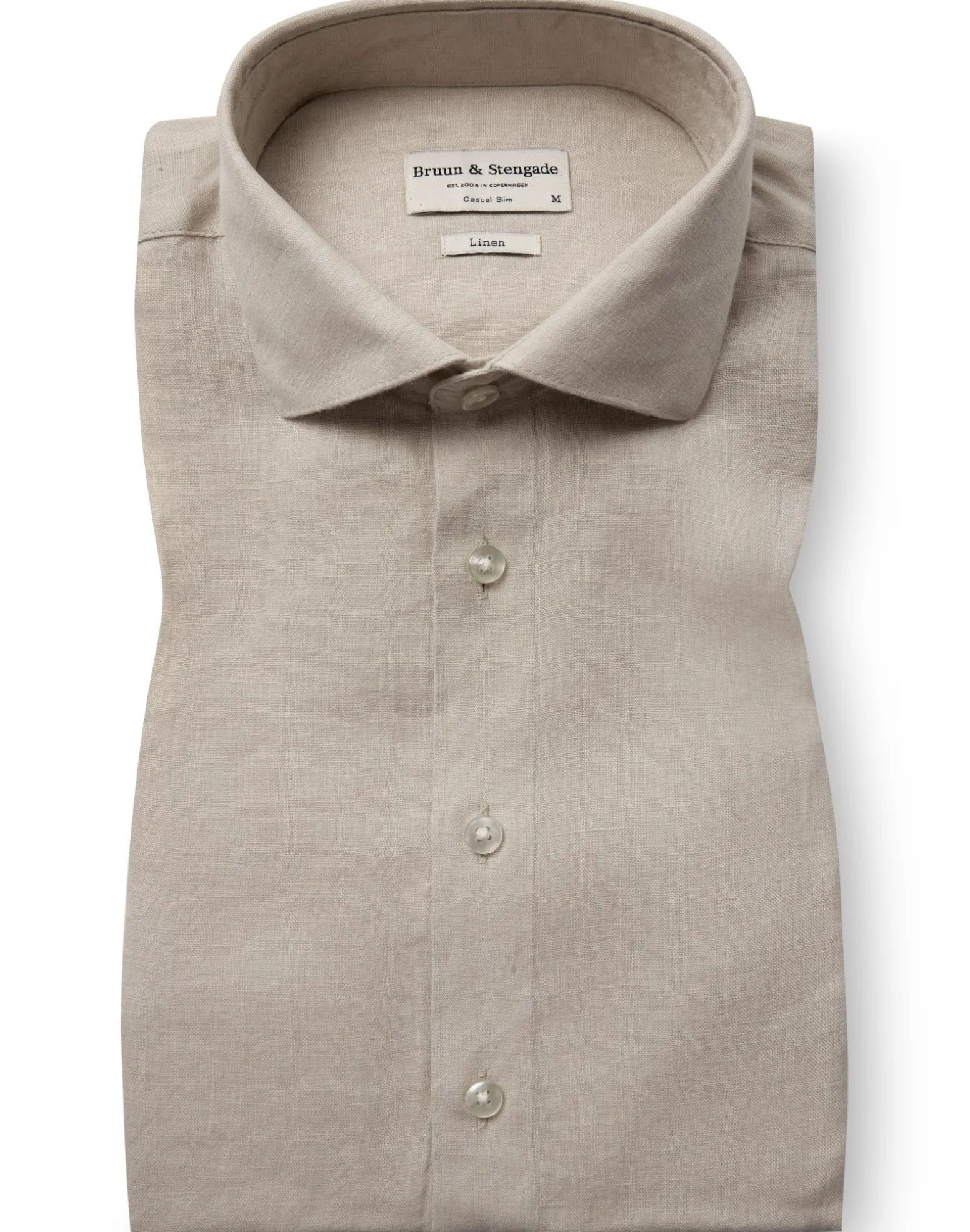 BS Perth Casual Slim Fit Skjorta - Sand