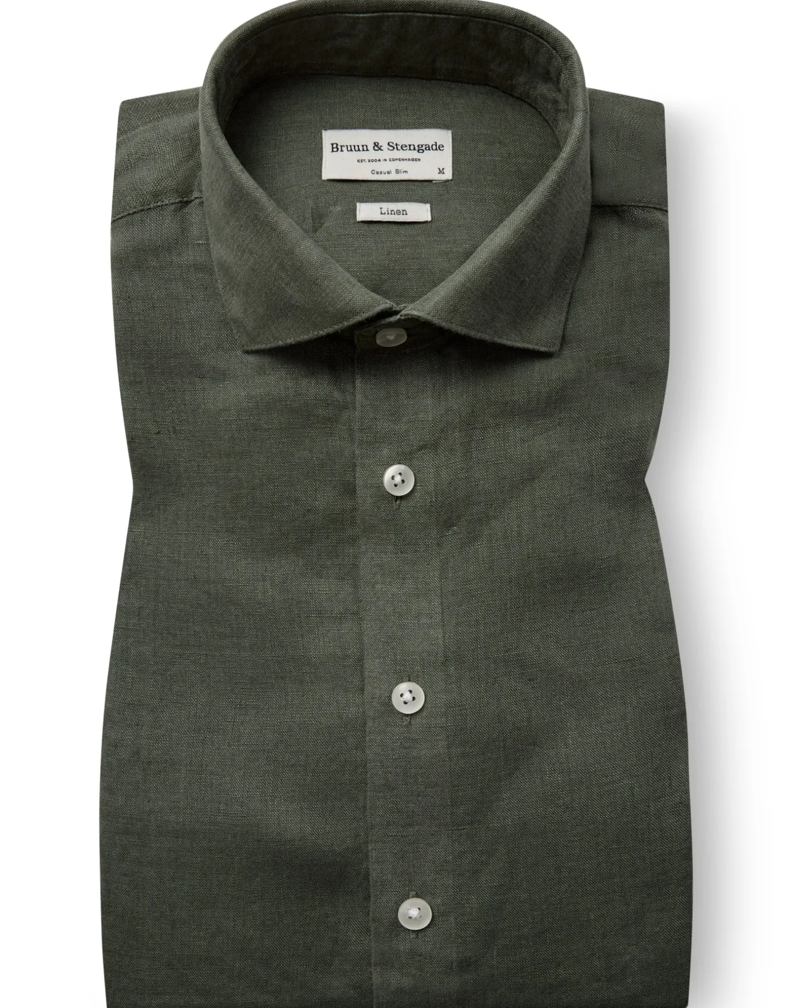 BS Perth Casual Slim Fit Skjorta - Green