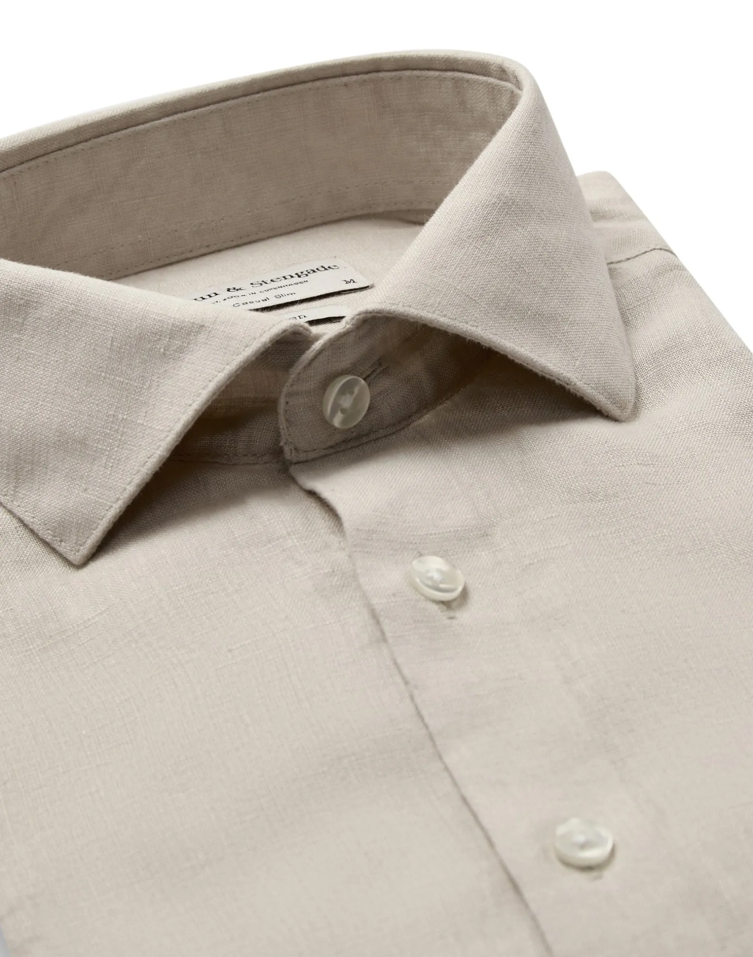 BS Perth Casual Slim Fit Skjorta - Sand