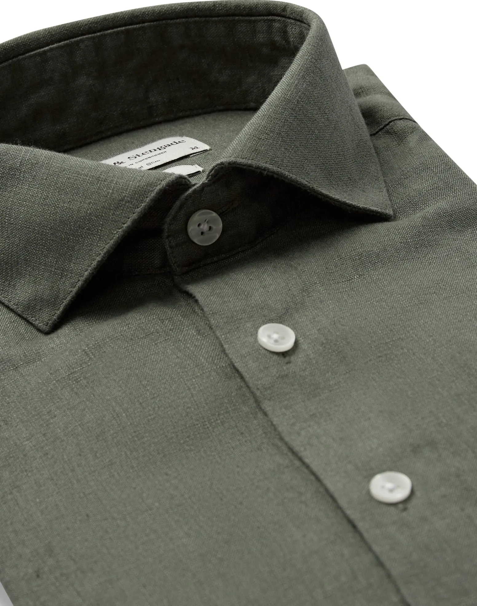 BS Perth Casual Slim Fit Skjorta - Green