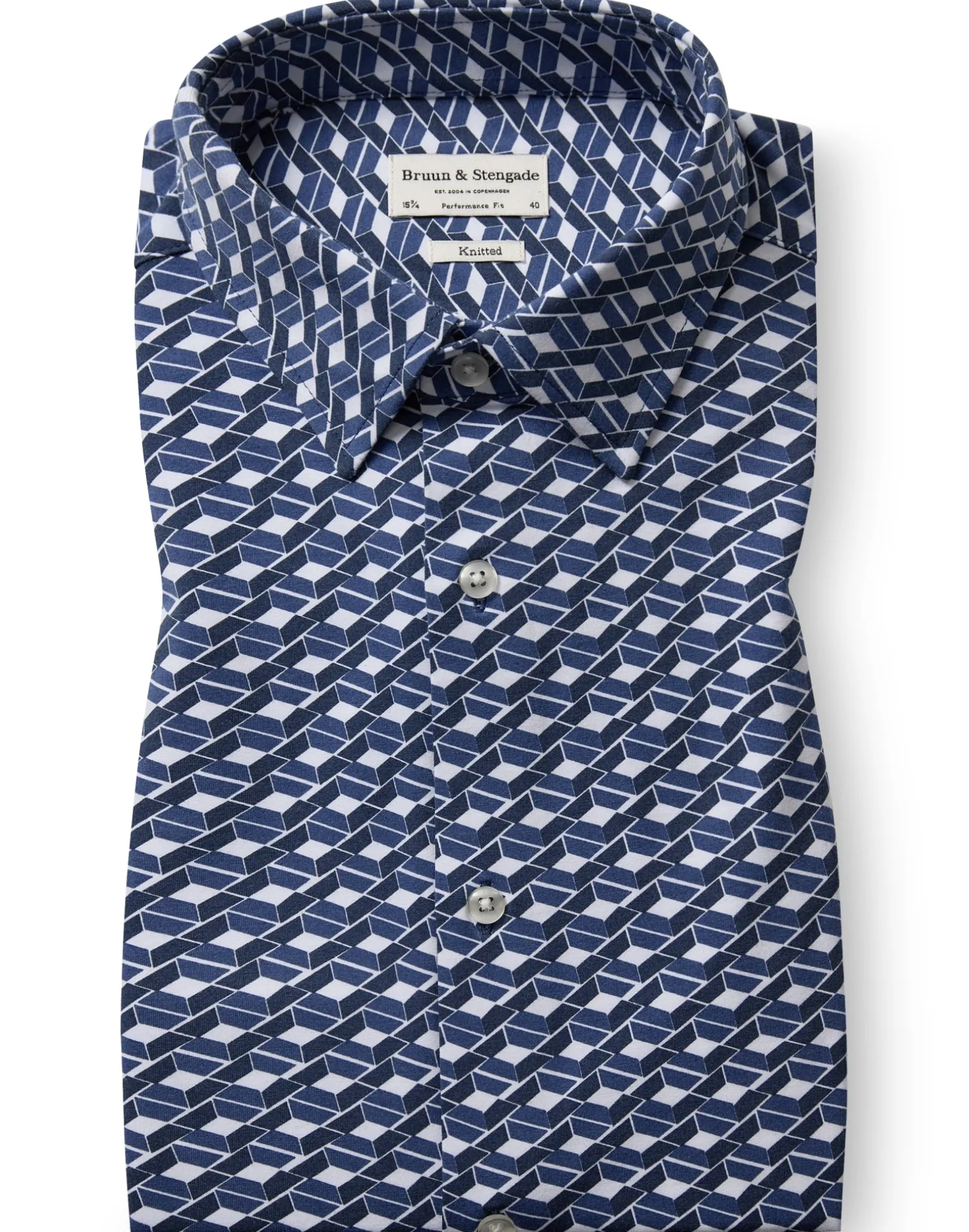 bs_ronan_performance_fit__4.webp BS Ronan Performance Fit Skjorta - Dark Blue