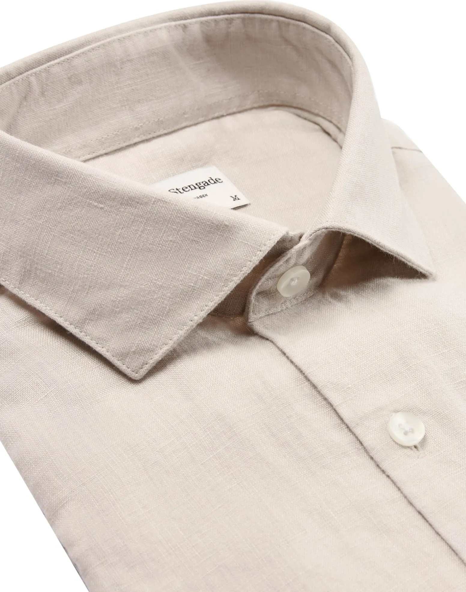 BS Sevilla Casual Slim Fit Skjorta - Sand