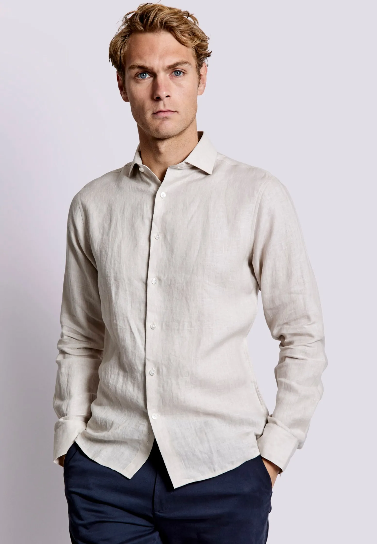 bs_sevilla_casual_slim_fi_3-1.webp BS Sevilla Casual Slim Fit Skjorta - Sand