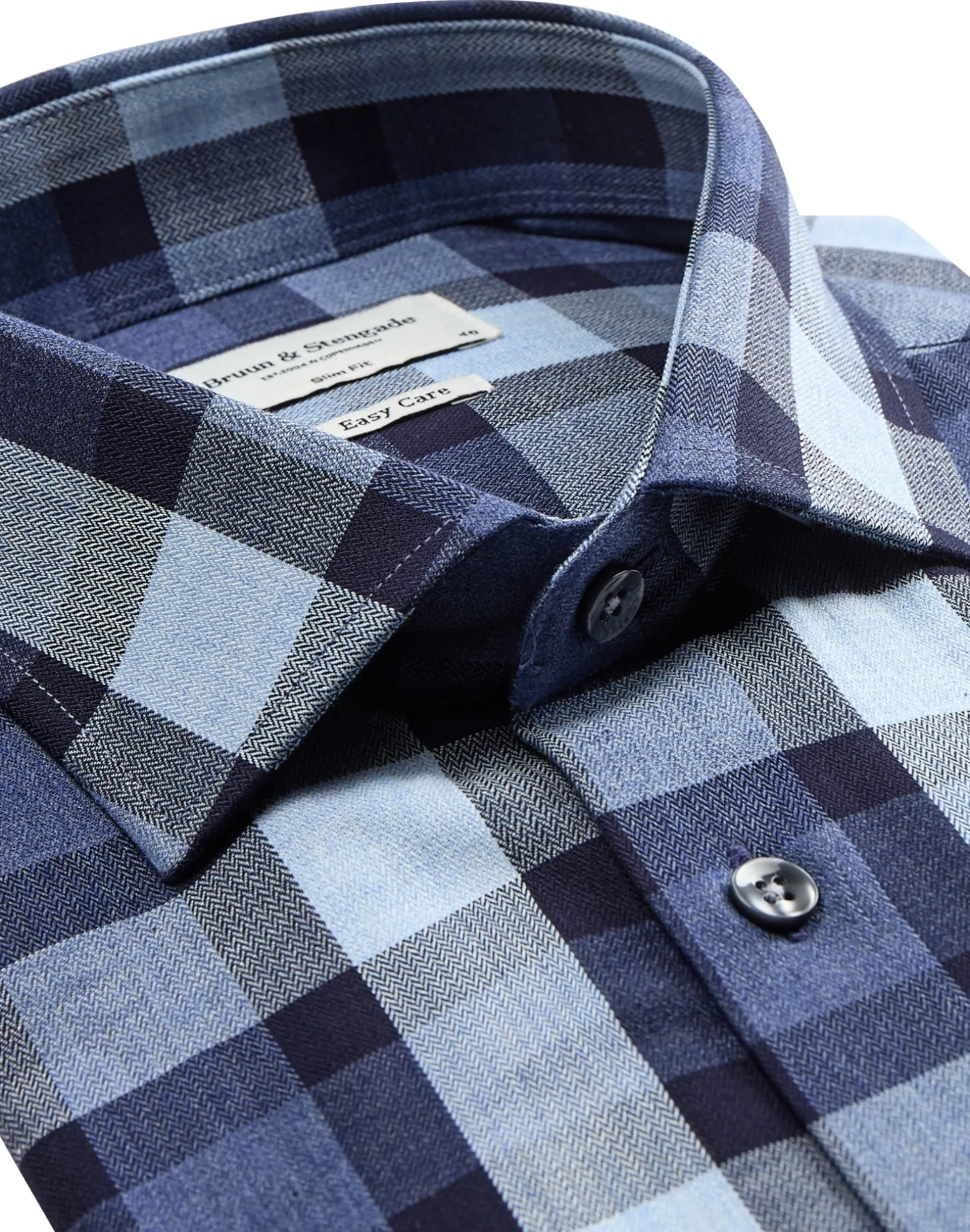 BS Sink slim fit Skjorta - Blue