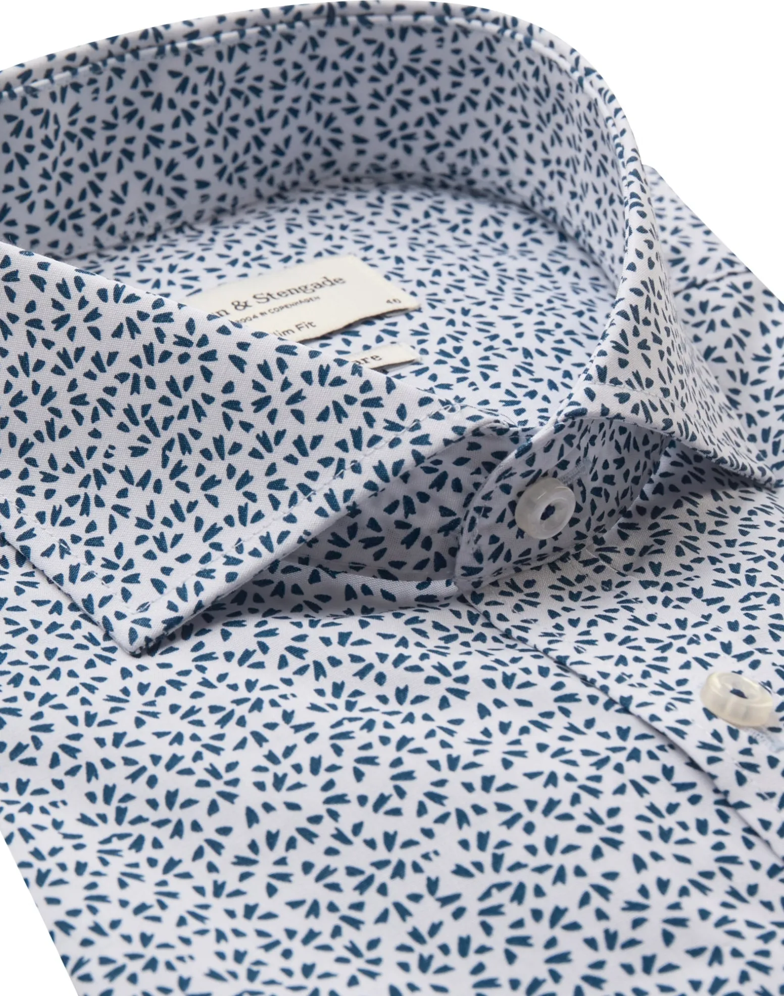 BS Sutton Slim Fit Skjorta - White