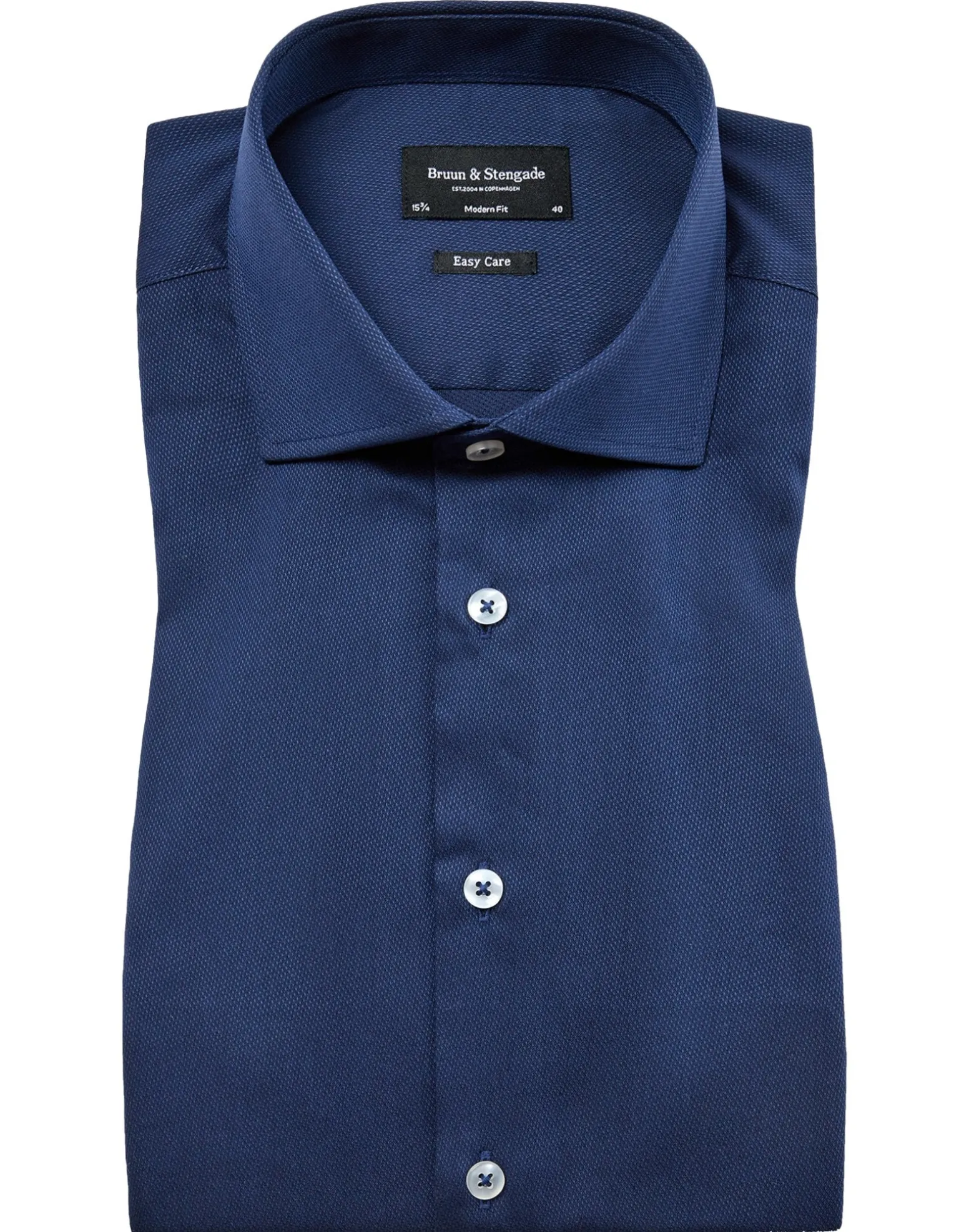 BS Totti Modern Fit Skjorta - Navy
