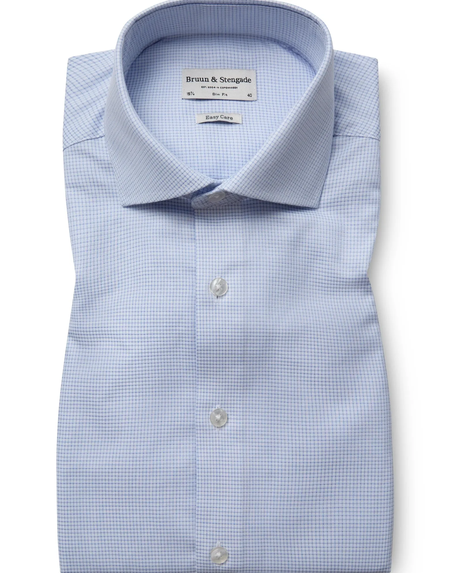 BS Troy Slim Fit Skjorta - White
