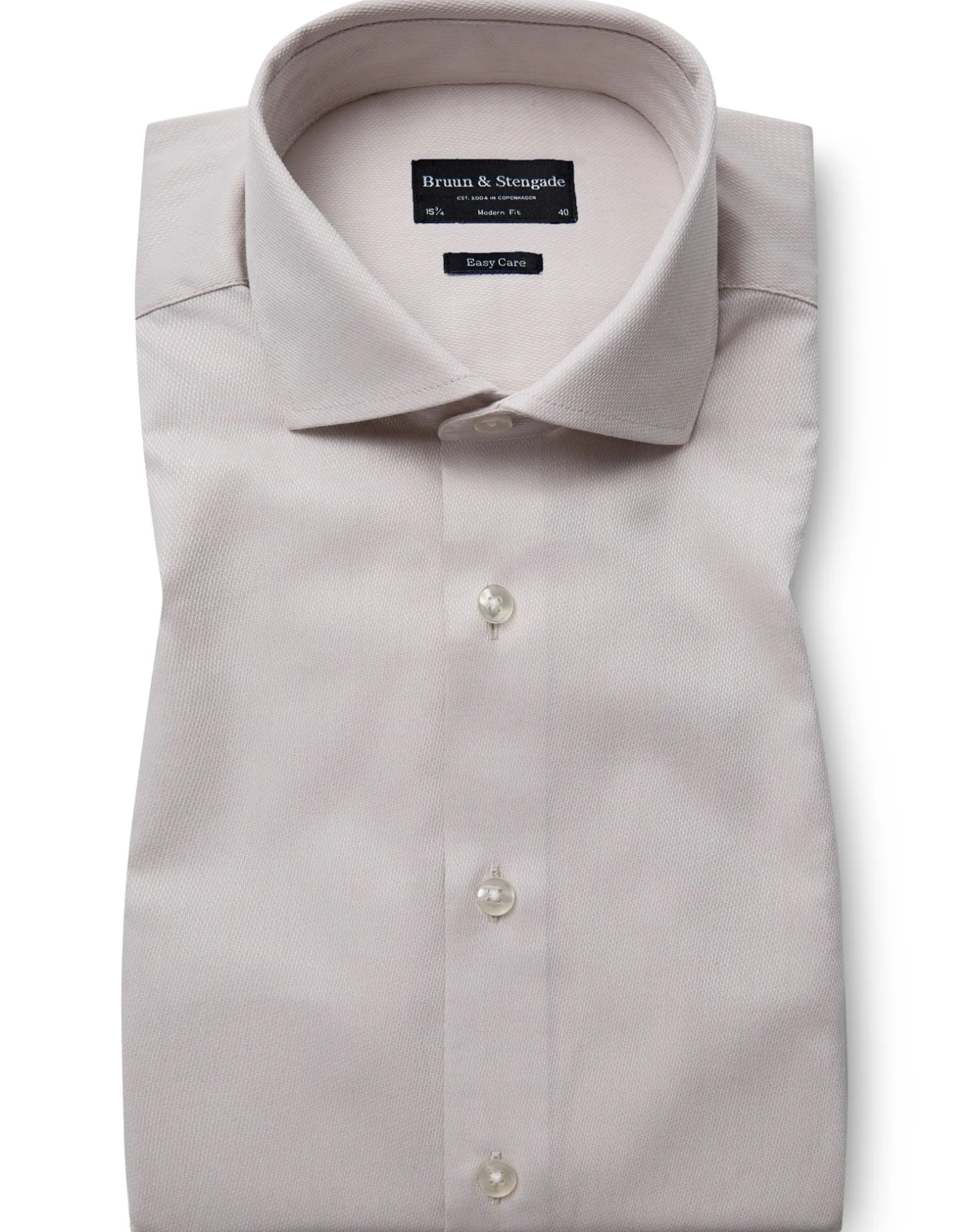 BS Weathers Modern Fit Skjorta - Beige